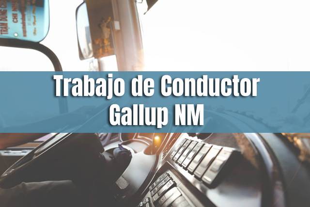 Empleo de Conductor en Gallup NM